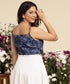 Paisley Scarf Hanky Hem Cami Top